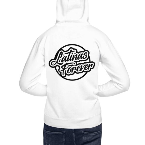 Latinas Forever Hoodie white - back