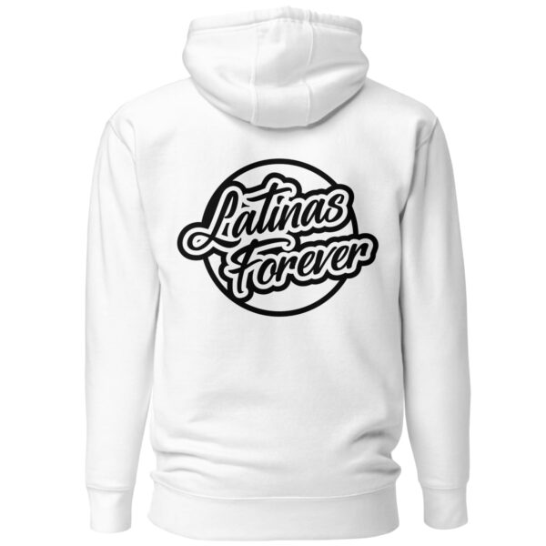 Latinas Forever Hoodie white - back